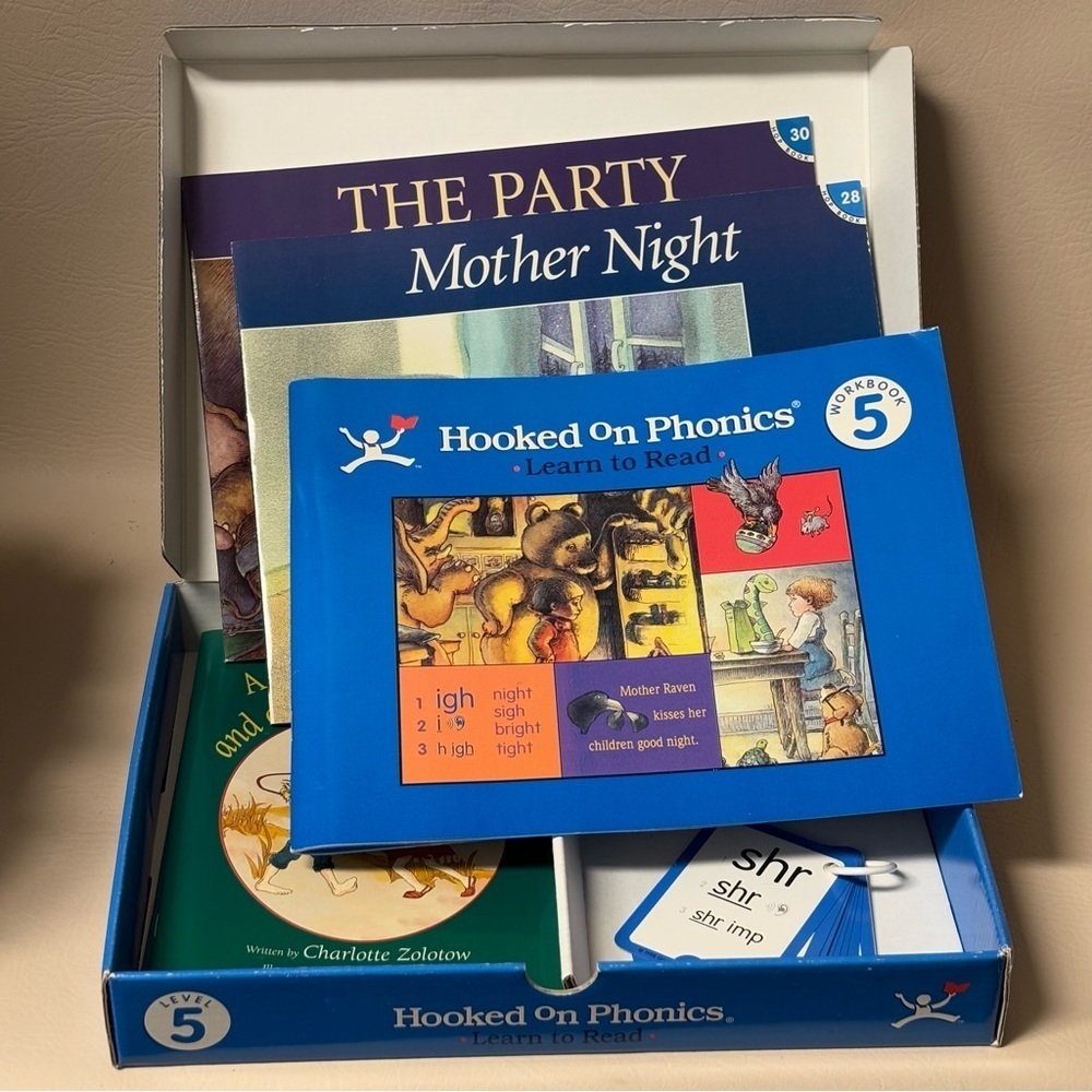 Level 5 Hooked on Phonics Learn to Read Audio Tape Flash Cards Books Cassette - Picture 4 of 4
